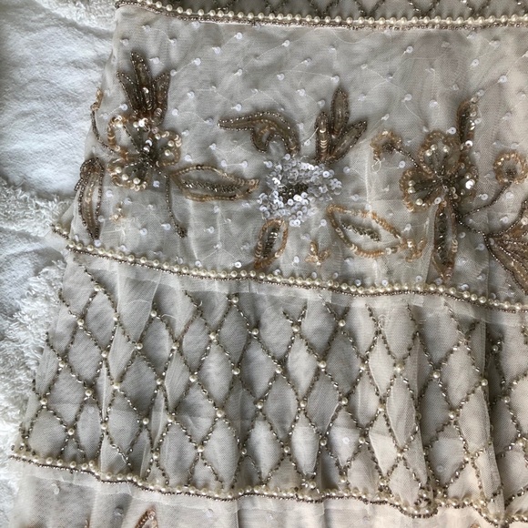 Adrianna Papell Beaded A Line Dress - Picture 6 of 8